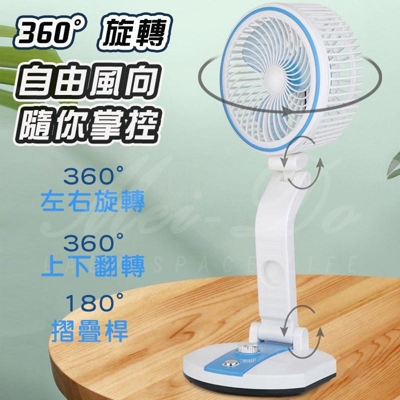 摺疊扇 摺疊風扇 風扇 檯式折疊扇 露營風扇 充電風扇 桌面風扇 LED 掛壁 家用 辦公室 學生宿舍 夜燈 旅行-細節圖6