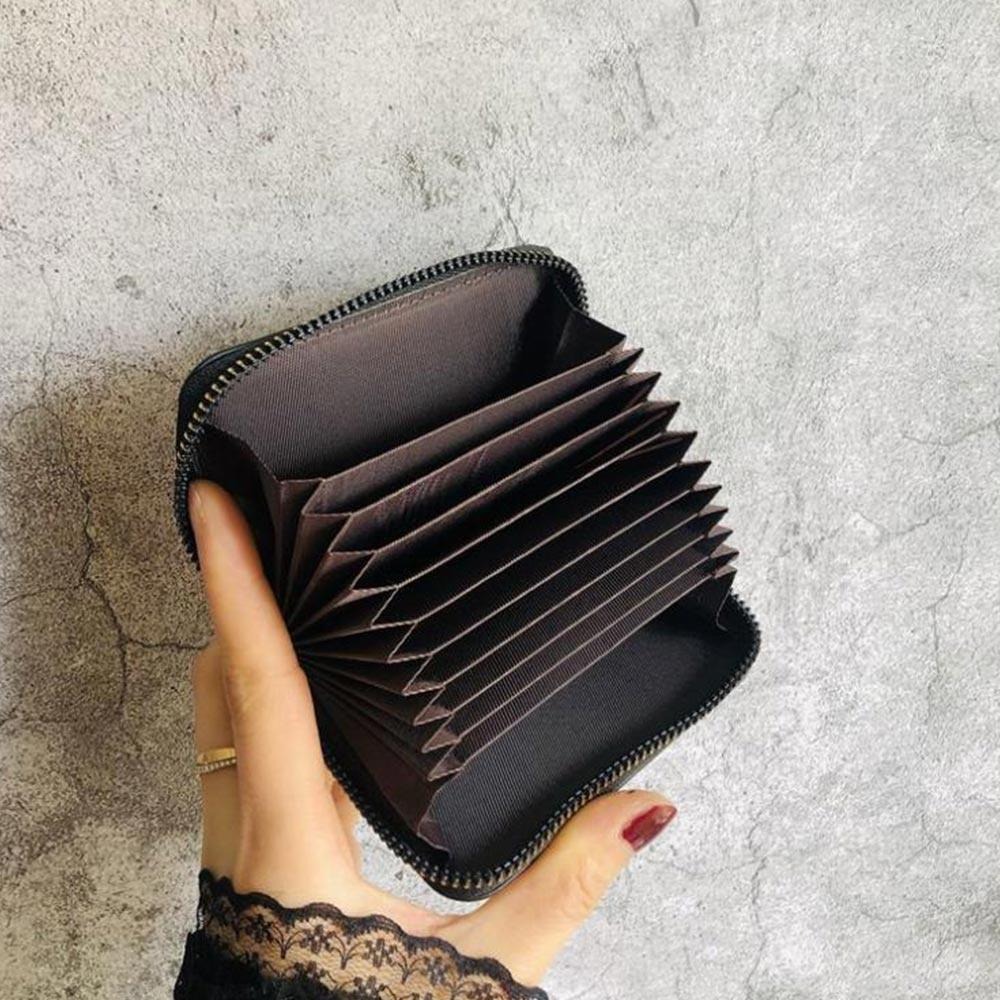 卡片包 風琴卡片包 風琴包 風琴卡夾 卡包 信用卡包 零錢卡包 多卡夾 皮夾 可愛牛牛 名片包 拉鍊包-細節圖2