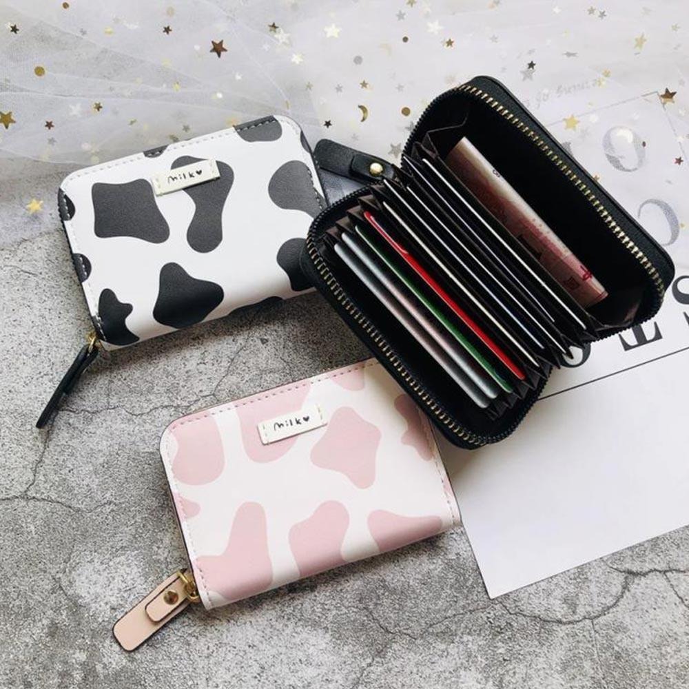 卡片包 風琴卡片包 風琴包 風琴卡夾 卡包 信用卡包 零錢卡包 多卡夾 皮夾 可愛牛牛 名片包 拉鍊包-細節圖6