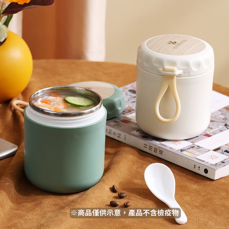 【304不銹鋼】保溫湯杯 悶燒杯 悶燒罐 牛奶杯 麥片杯  手提悶燒杯 燕麥杯 早餐杯 不銹鋼隨身湯杯 保溫杯 隨身杯-細節圖9