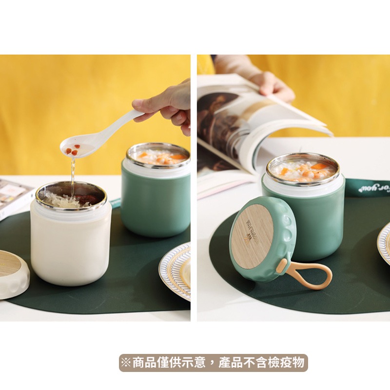 【304不銹鋼】保溫湯杯 悶燒杯 悶燒罐 牛奶杯 麥片杯  手提悶燒杯 燕麥杯 早餐杯 不銹鋼隨身湯杯 保溫杯 隨身杯-細節圖10