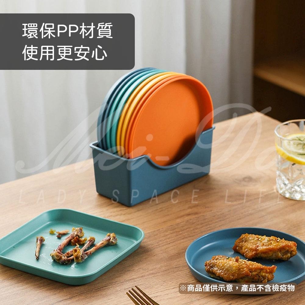 【北歐風】餐盤組 點心盤 小盤子 盤子 小碟子 碟子 小餐盤 圓盤 方盤 置物盒 零食盤 水果盤 零食盤 蛋糕盤 收納盒-細節圖3