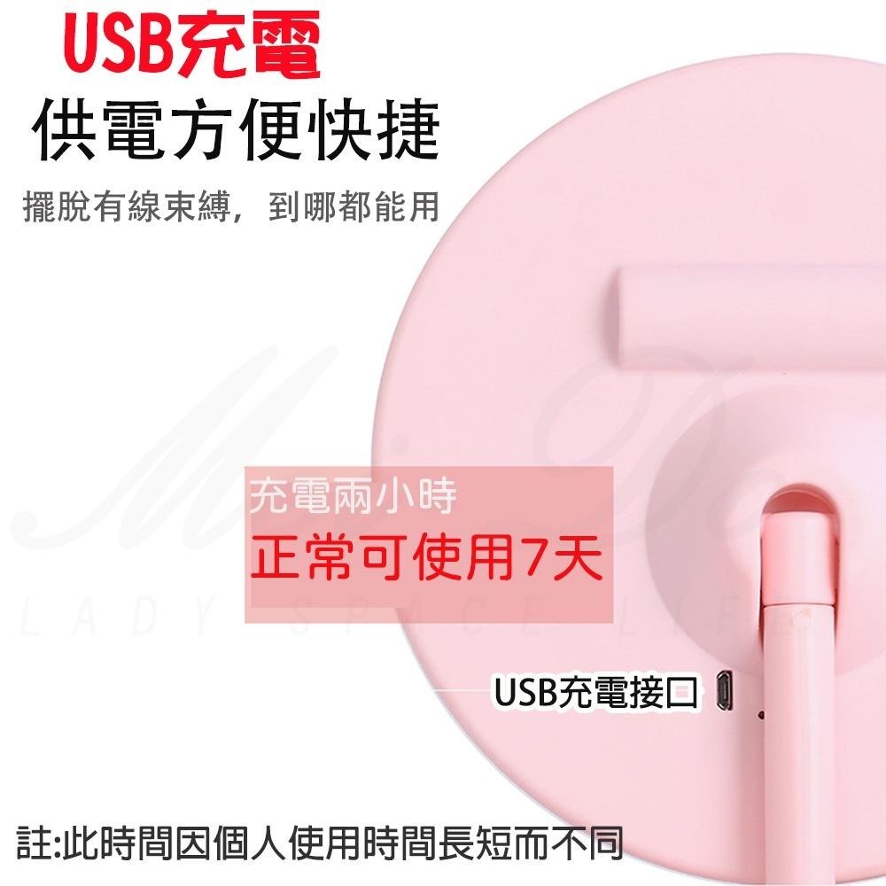 化妝鏡 補光鏡 鏡子 帶燈化妝鏡 觸控式化妝鏡 補光化妝鏡 梳妝鏡 桌鏡 可調光 LED鏡 觸控 隨身鏡子 智能補光化妝-細節圖6