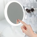 化妝鏡 補光鏡 鏡子 帶燈化妝鏡 觸控式化妝鏡 補光化妝鏡 梳妝鏡 桌鏡 可調光 LED鏡 觸控 隨身鏡子 智能補光化妝-規格圖9