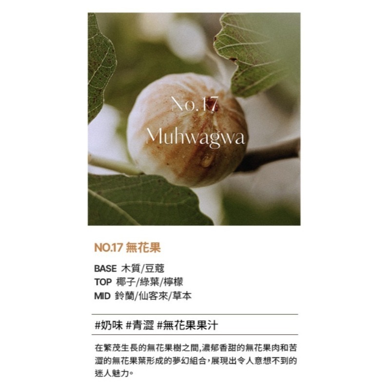 Hetras 芒果籽保濕香氛護手霜 50ml  #17 Muhuagua 無花果香調-細節圖2