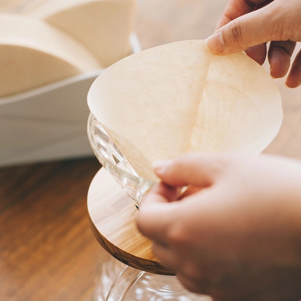 HARIO｜V60錐形濾紙 無漂白 酵素漂白 V01 V02 日本製 咖啡濾紙 原廠正貨【P.R. CAFE】-細節圖3