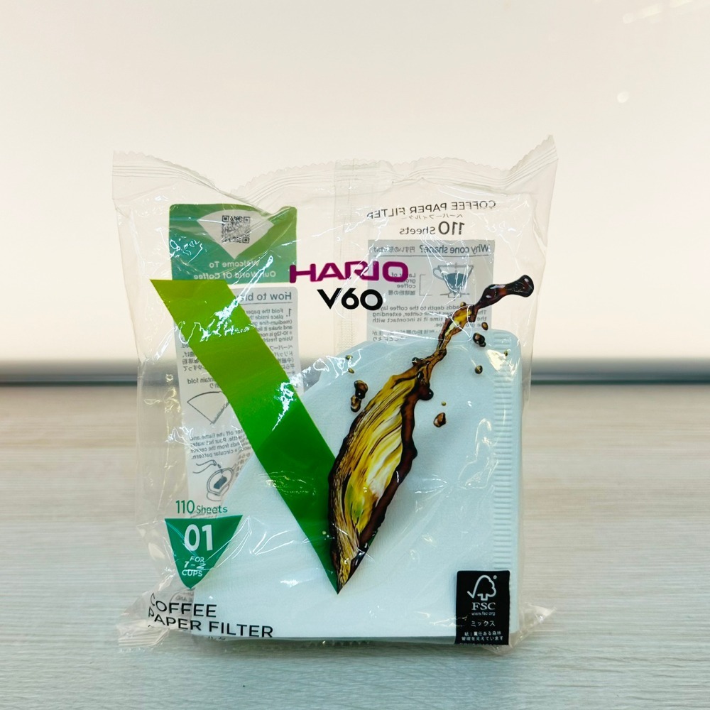 HARIO｜V60錐形濾紙 無漂白 酵素漂白 V01 V02 日本製 咖啡濾紙 原廠正貨【P.R. CAFE】-規格圖5