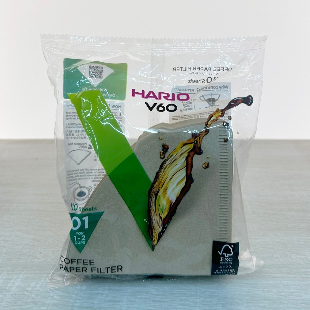 HARIO｜V60錐形濾紙 無漂白 酵素漂白 V01 V02 日本製 咖啡濾紙 原廠正貨【P.R. CAFE】-規格圖4