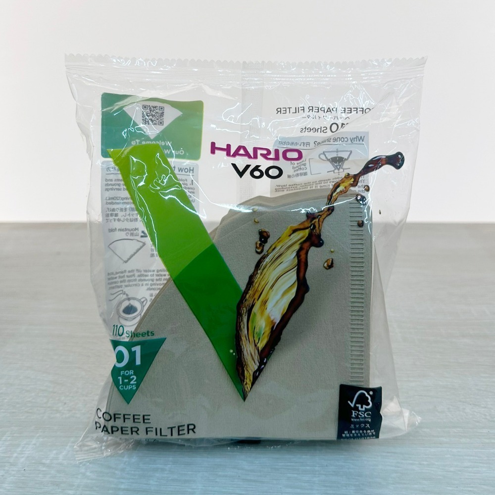 HARIO｜V60錐形濾紙 無漂白 酵素漂白 V01 V02 日本製 咖啡濾紙 原廠正貨【P.R. CAFE】-規格圖5