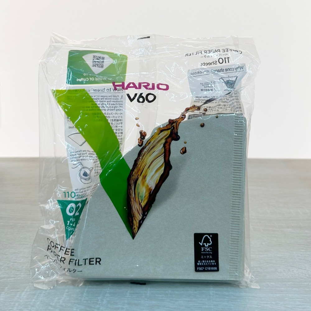 HARIO｜V60錐形濾紙 無漂白 酵素漂白 V01 V02 日本製 咖啡濾紙 原廠正貨【P.R. CAFE】-規格圖4