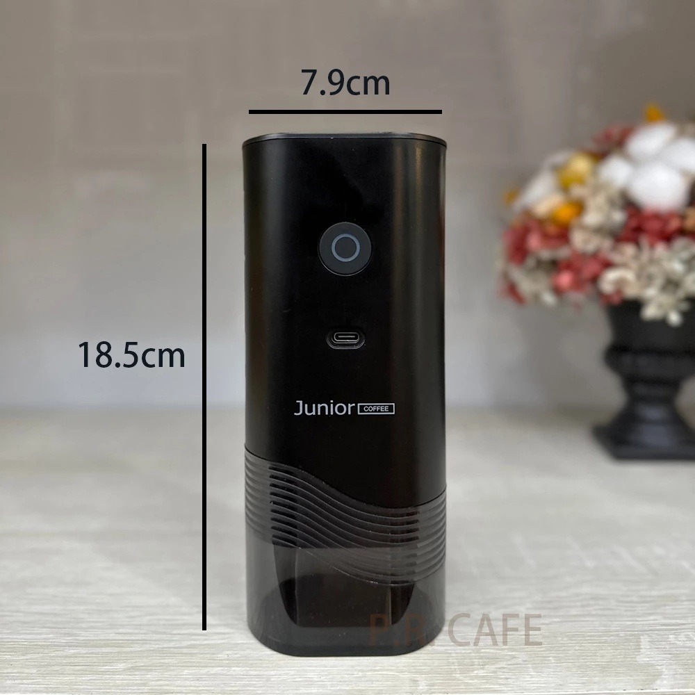 【P.R. CAFE】 Junior 喬尼亞｜隨行電動磨豆機 40g 攜帶方便 咖啡磨豆機 義式/摩卡壺/手冲 原廠正貨-細節圖3