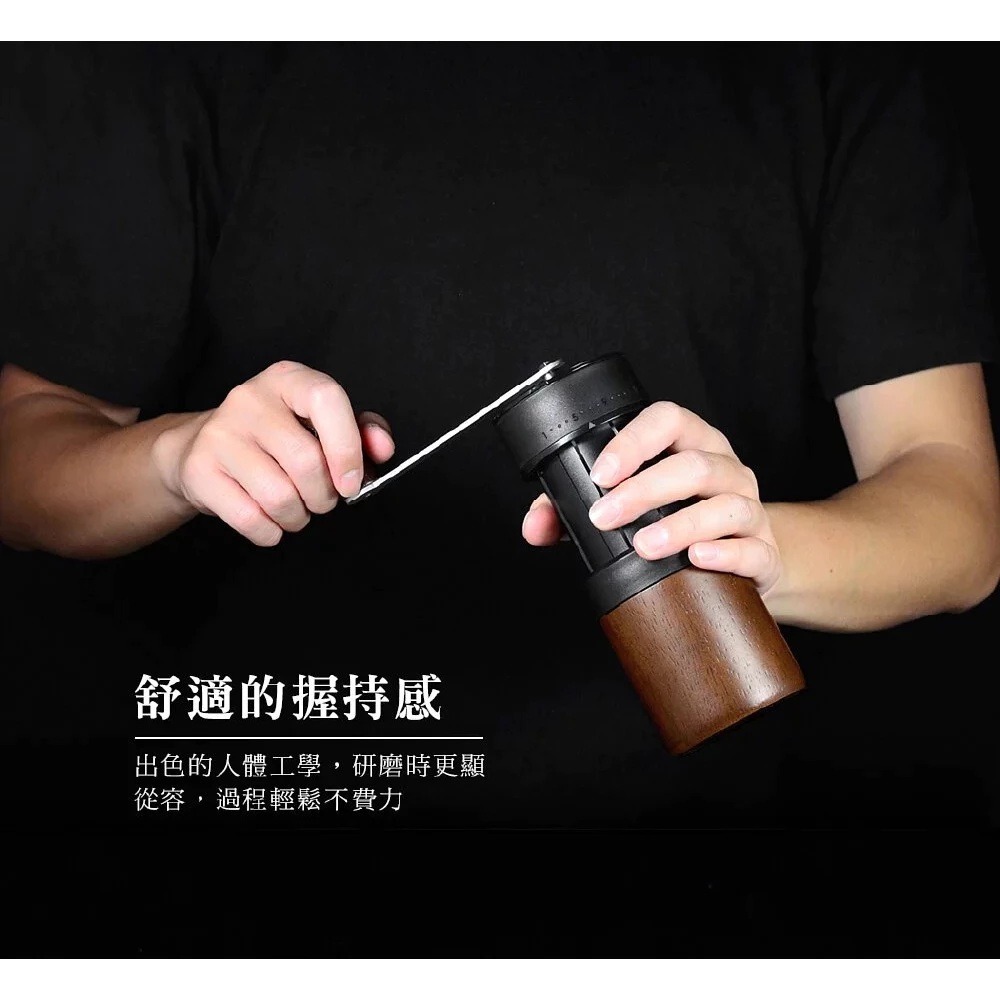 【P.R. CAFE】Driver｜雙軸承伸縮磨豆機 (附保護殼) 外調式 露營 攜帶方便手搖磨豆機 台灣製 原廠正貨-細節圖4