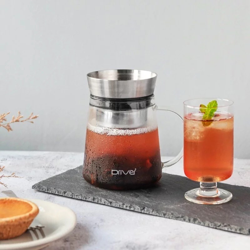 Driver｜甘丹茶壺 冷泡茶 冷水壺 沖泡壺 玻璃壺 原廠正貨 台灣製【P.R. CAFE】-規格圖10