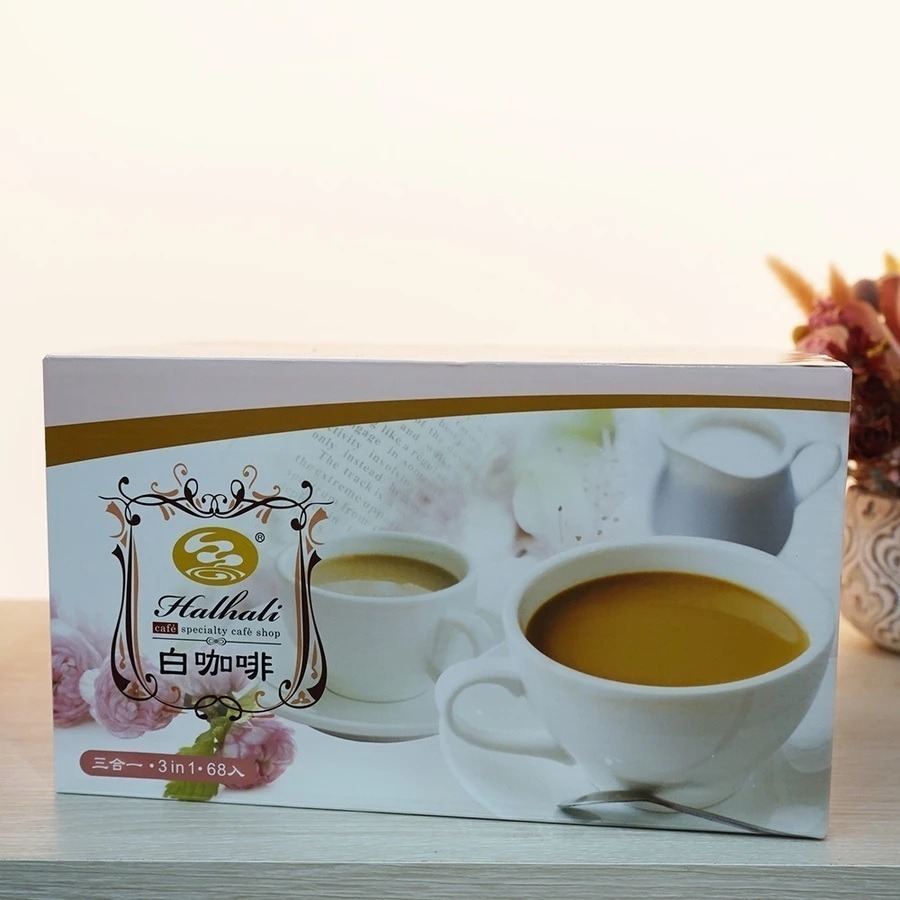 【P.R. CAFE】品皇｜即溶系列 哈拉里白咖啡 二合一 三合一 量販盒-規格圖1