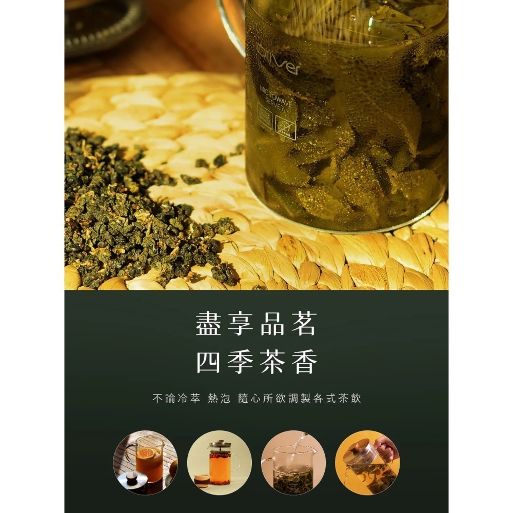 【P.R. CAFE】 Driver｜冷熱兩用沖茶壺 冷泡茶 熱泡茶 耐熱玻璃 台灣製-細節圖2