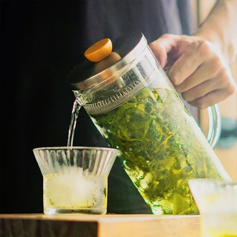 【P.R. CAFE】 Driver｜冷熱兩用沖茶壺 冷泡茶 熱泡茶 耐熱玻璃 台灣製-細節圖6