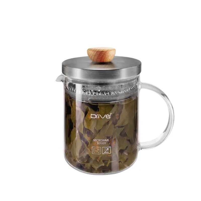 【P.R. CAFE】 Driver｜冷熱兩用沖茶壺 冷泡茶 熱泡茶 耐熱玻璃 台灣製-規格圖7