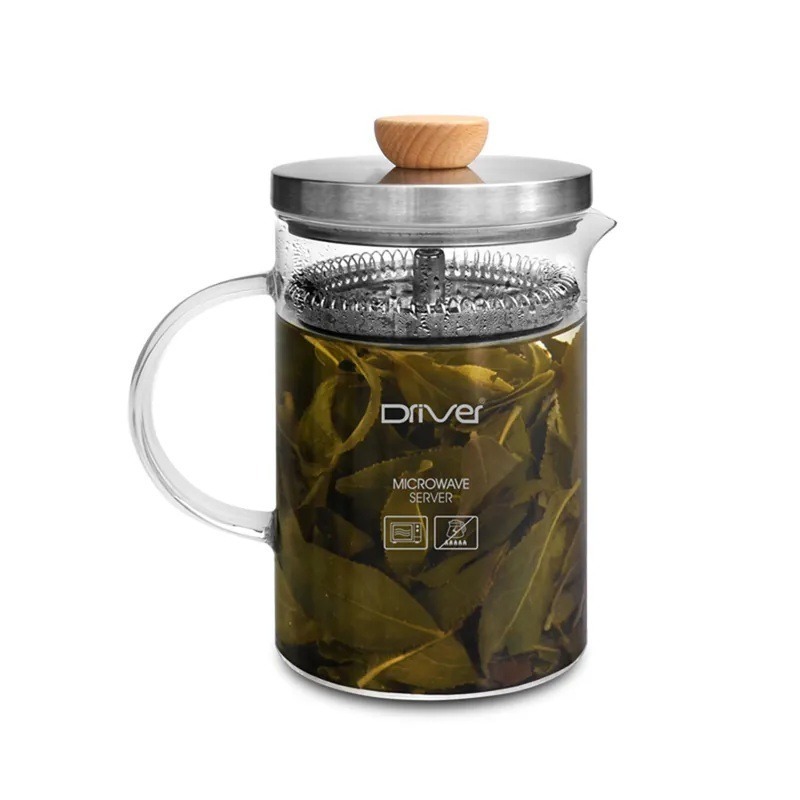 【P.R. CAFE】 Driver｜冷熱兩用沖茶壺 冷泡茶 熱泡茶 耐熱玻璃 台灣製-規格圖7