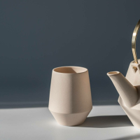 【P.R. CAFE】Yamatsu晉山窯 美濃燒 日本茶杯 白釉 煎茶 日式餐具 日本製造