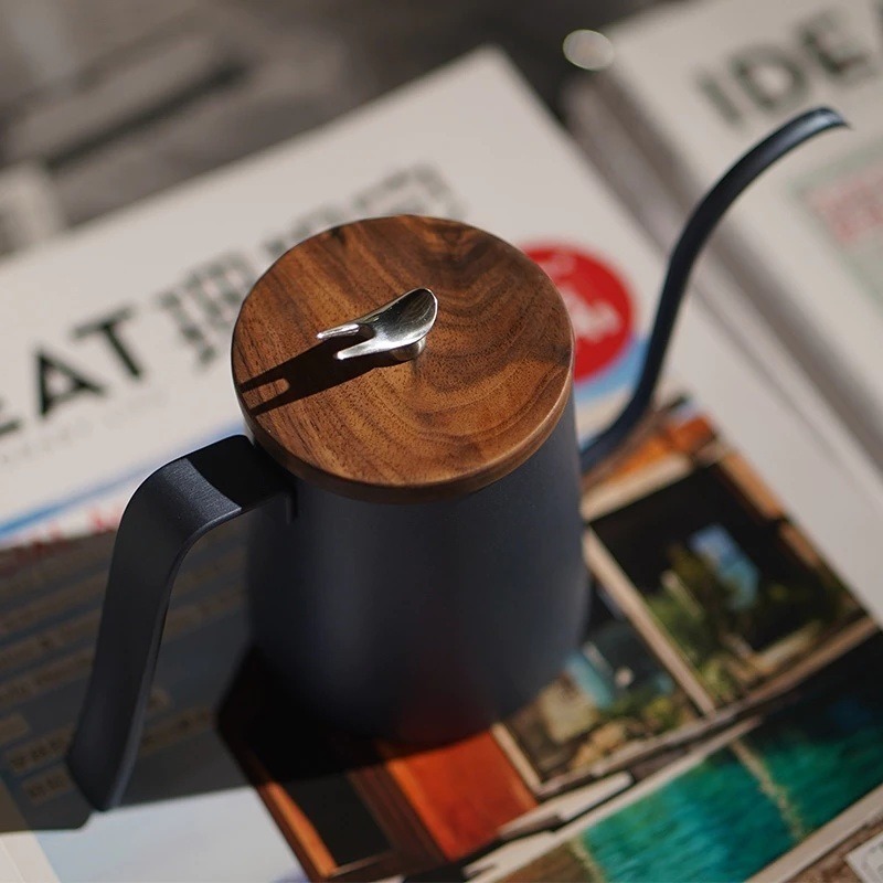 【P.R. CAFE】 AIRFLOW｜燕尾手沖壺 300ml 細口壺 耳掛手沖壺 水流穩定 擋水片-細節圖2