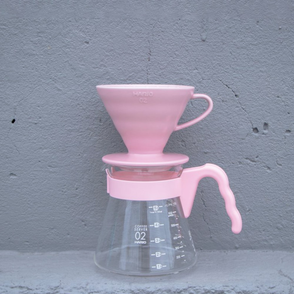 【P.R. CAFE】 Hario｜V60陶瓷濾杯咖啡壺組 02 新手首選 送白鴿濾紙20入 日本製 原廠正貨-規格圖2