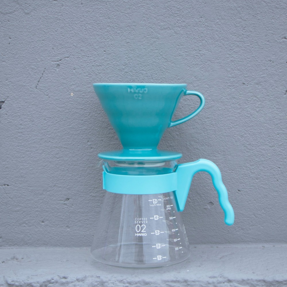 【P.R. CAFE】 Hario｜V60陶瓷濾杯咖啡壺組 02 新手首選 送白鴿濾紙20入 日本製 原廠正貨-規格圖2