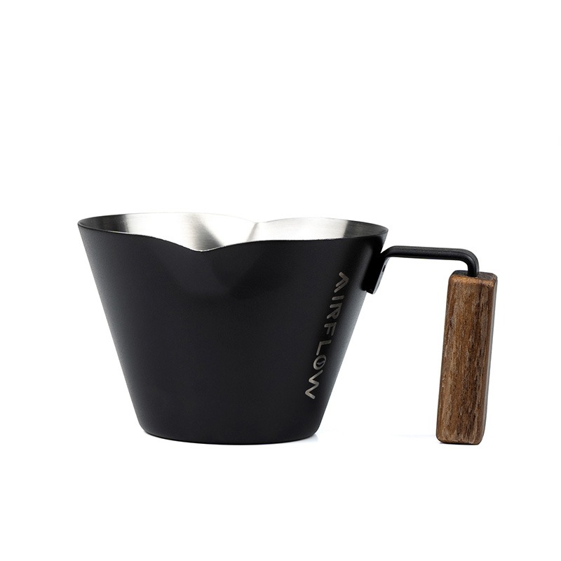 【P.R. CAFE】 AIRFLOW｜不銹鋼濃縮杯 木把 雙嘴濃縮杯 義式濃縮杯 100ml-規格圖5