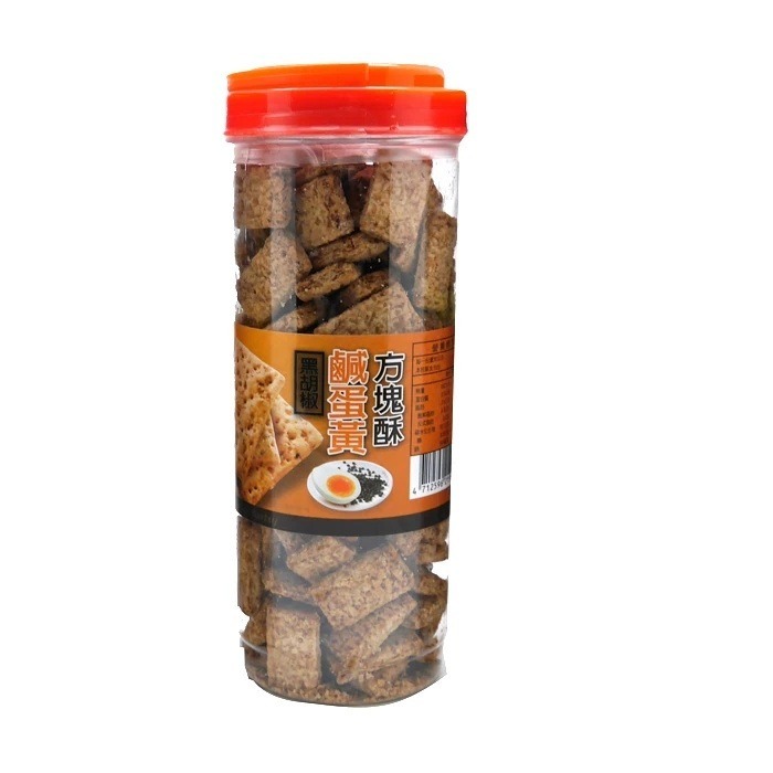 買5送1 品皇方塊酥 餅乾 點心 下午茶 酥餅 素食 蛋奶素 430g【P.R. CAFE】-規格圖1