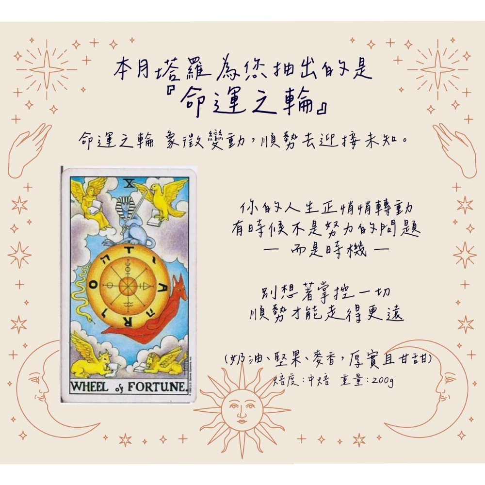 【P.R. CAFE】每月塔羅咖啡豆 200g 精品咖啡豆-規格圖3