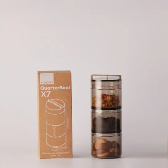 ANKOMN｜外出分裝盒 藥盒 密封防潮 保鮮盒 收納盒 台灣製造 原廠正貨 營養氣密艙 XL【P.R. CAFE】-規格圖9