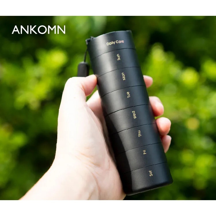 ANKOMN｜營養氣密艙 簡約時尚 便攜藥盒 保健品分裝盒 台灣製造 原廠正貨【P.R. CAFE】-細節圖2
