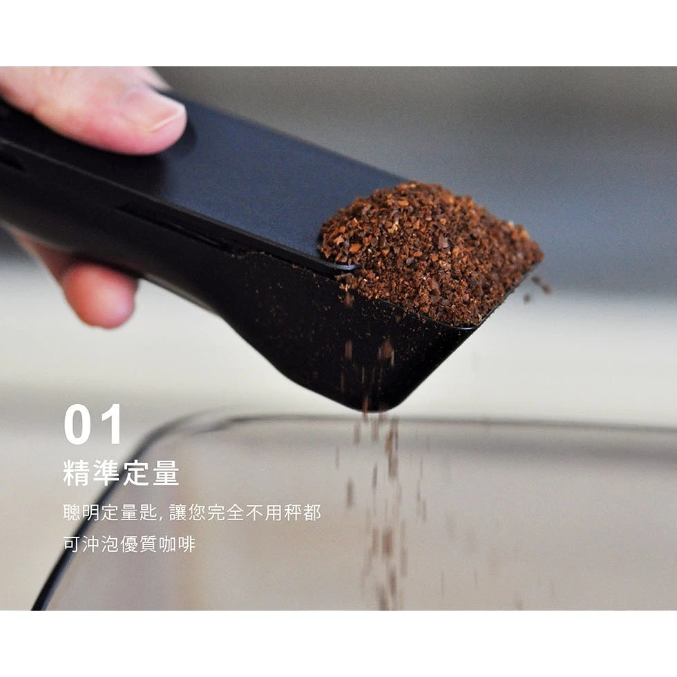 ANKOMN｜2-in-1 聰明咖啡量匙 咖啡豆匙 豆勺 量匙 台灣製【P.R. CAFE】-細節圖2