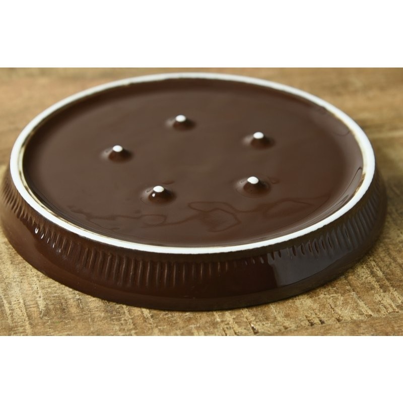 【P.R. CAFE】茶杯盤組/杯碟組 美濃燒 棕色 馬克杯 咖啡杯 日式餐具 230ml 日本製造-細節圖6