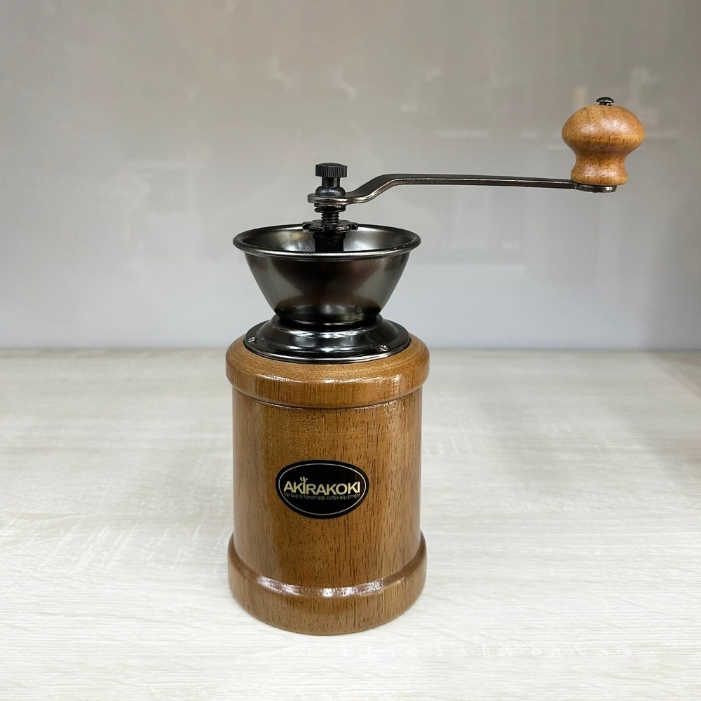 AKIRAKOKI正晃行｜復古手搖磨豆機 研磨機 磨粉器 可調整粗細 原木 台灣製造【P.R. CAFE】-規格圖4