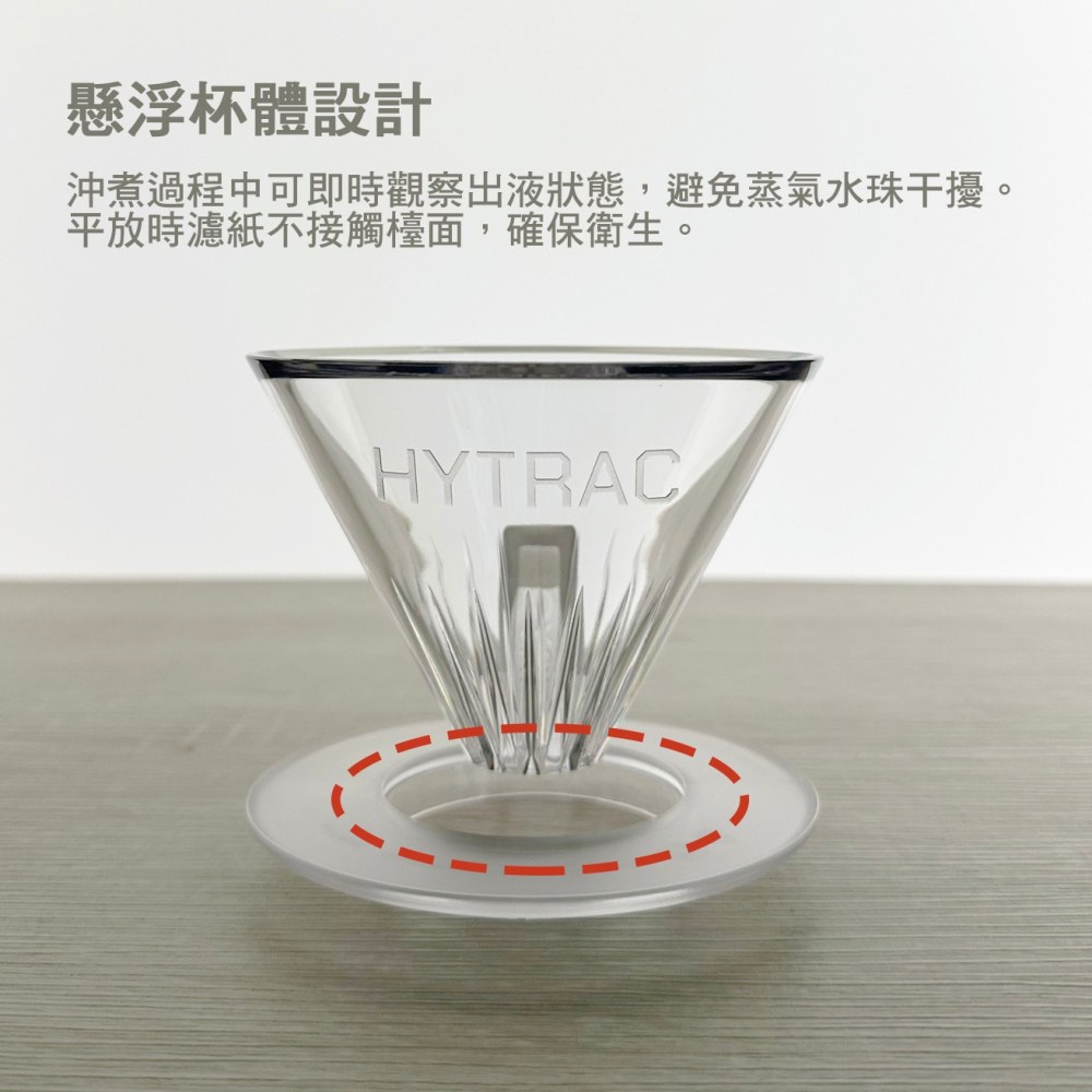 MAVO｜過萃濾杯 咖啡濾杯 Tritan材質 HyTrac coffee Dripper【P.R. CAFE】-細節圖3