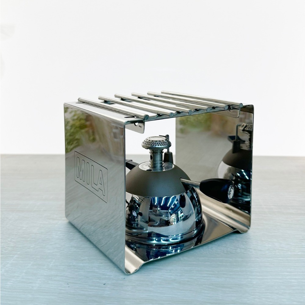 登山迷你爐 小瓦斯爐 不銹鋼爐架 摩卡壺 虹吸壺 P.R. CAFE】-規格圖5