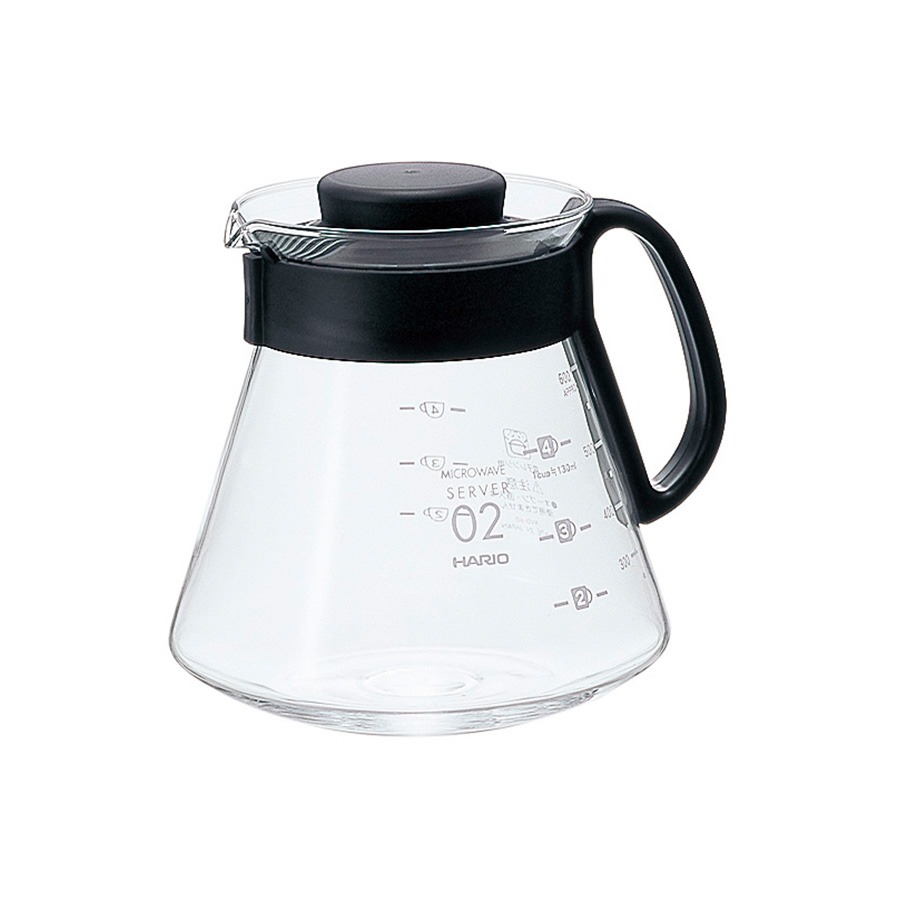 HARIO｜ 經典咖啡壺 360ml 600ml 800ml 玻璃壺 日本製【P.R. CAFE】-規格圖2