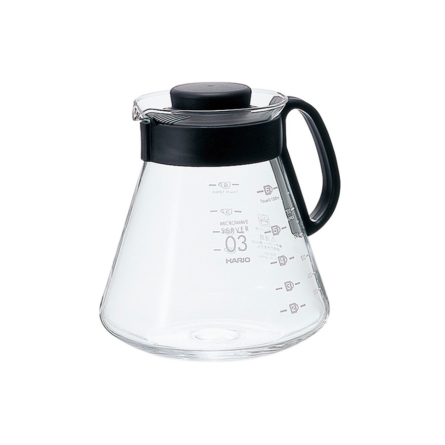 HARIO｜ 經典咖啡壺 360ml 600ml 800ml 玻璃壺 日本製【P.R. CAFE】-規格圖2
