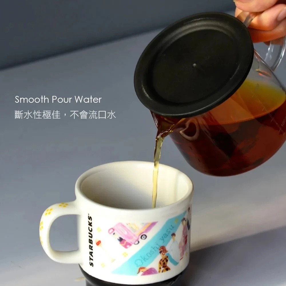 Driver｜moka耐熱玻璃壺 咖啡壺 茶壺 冷熱兩用 有刻度 寬口好清洗 台灣製【P.R. CAFE】-細節圖3