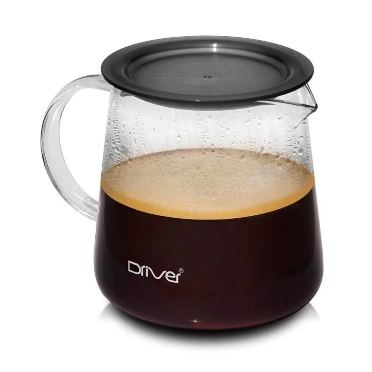 Driver｜moka耐熱玻璃壺 咖啡壺 茶壺 冷熱兩用 有刻度 寬口好清洗 台灣製【P.R. CAFE】-規格圖4