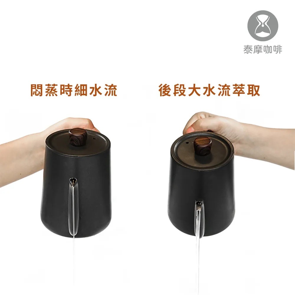Timemore泰摩｜魚04 鶴嘴不銹鋼咖啡手冲壺 900ml 細口壺 原廠正貨【P.R. CAFE】-細節圖2