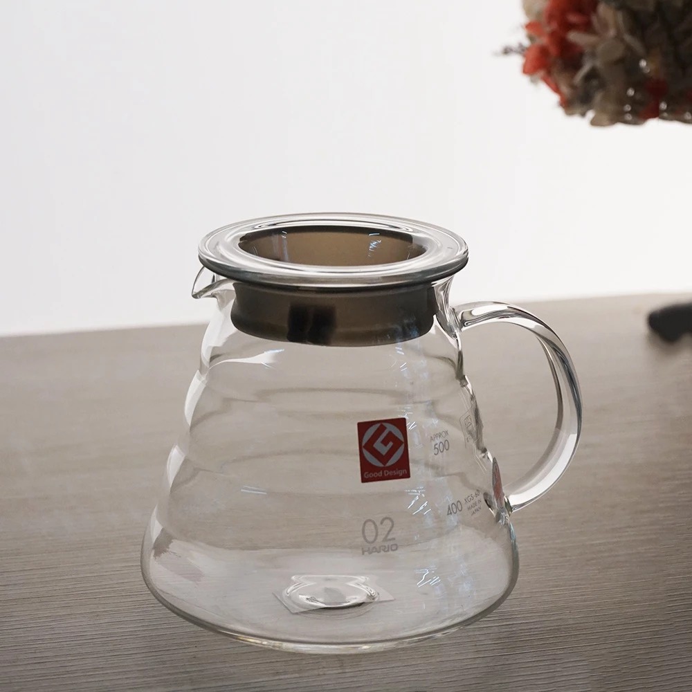 HARIO｜雲朵咖啡壺 分享壺  玻璃壺 公壺 手冲咖啡壺 日本製【P.R. CAFE】-規格圖1