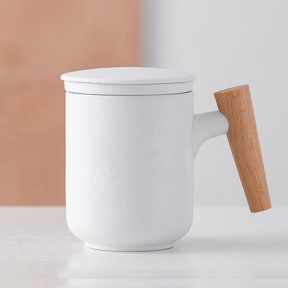 個人泡茶杯 350ml 陶瓷杯 馬克杯 辦公室泡茶杯-規格圖6