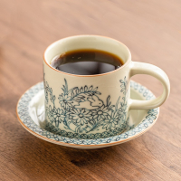 汝窯向陽花萌兔杯盤組 咖啡杯 茶杯 馬克杯 禮盒裝 送禮【P.R. CAFE】