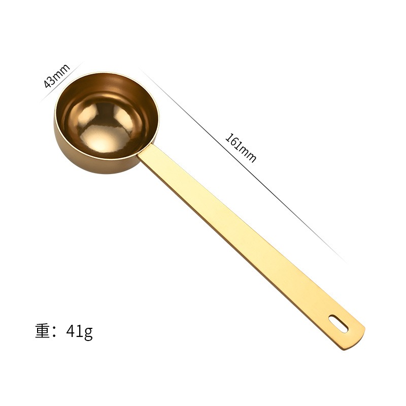 不銹鋼咖啡豆匙 10g 量匙 湯匙 咖啡匙 咖啡豆勺 咖啡器具 咖啡周邊【P.R. CAFE】-規格圖3