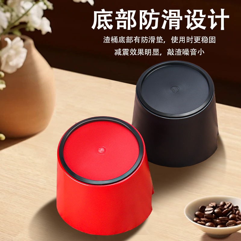 黑色咖啡渣桶 咖啡渣 敲渣桶 咖啡器具 咖啡粉渣桶 敲渣槽 敲粉槽 咖啡 義式【P.R. CAFE】-細節圖3