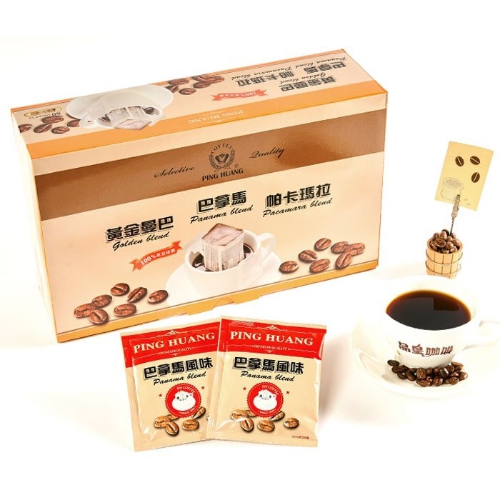 品皇｜濾掛式咖50入 掛耳咖啡 耳掛咖啡 曼巴 藍山 曼特寧 帕卡瑪拉 巴拿馬【P.R. CAFE】-規格圖1