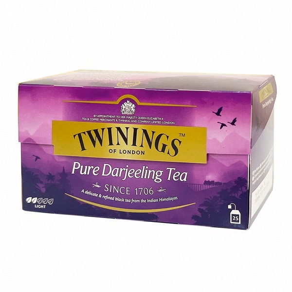 唐寧 TWININGS｜ 茶包 皇家伯爵 大吉嶺 英倫早餐 香甜蜜桃 四紅果 2g*25入-規格圖1