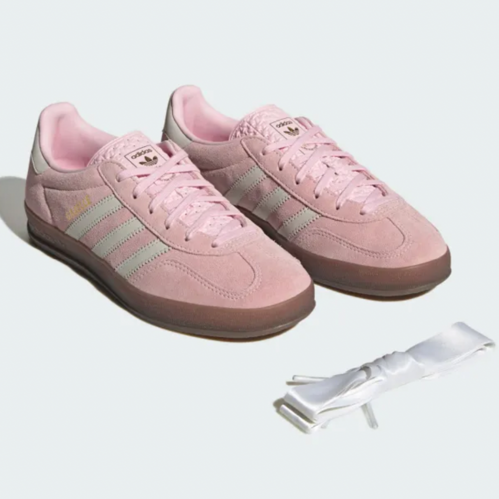 愛迪達 adidas 愛迪達 GAZELLE INDOOR 運動休閒鞋 德訓鞋 滑板 復古 女鞋 - Originals-細節圖2
