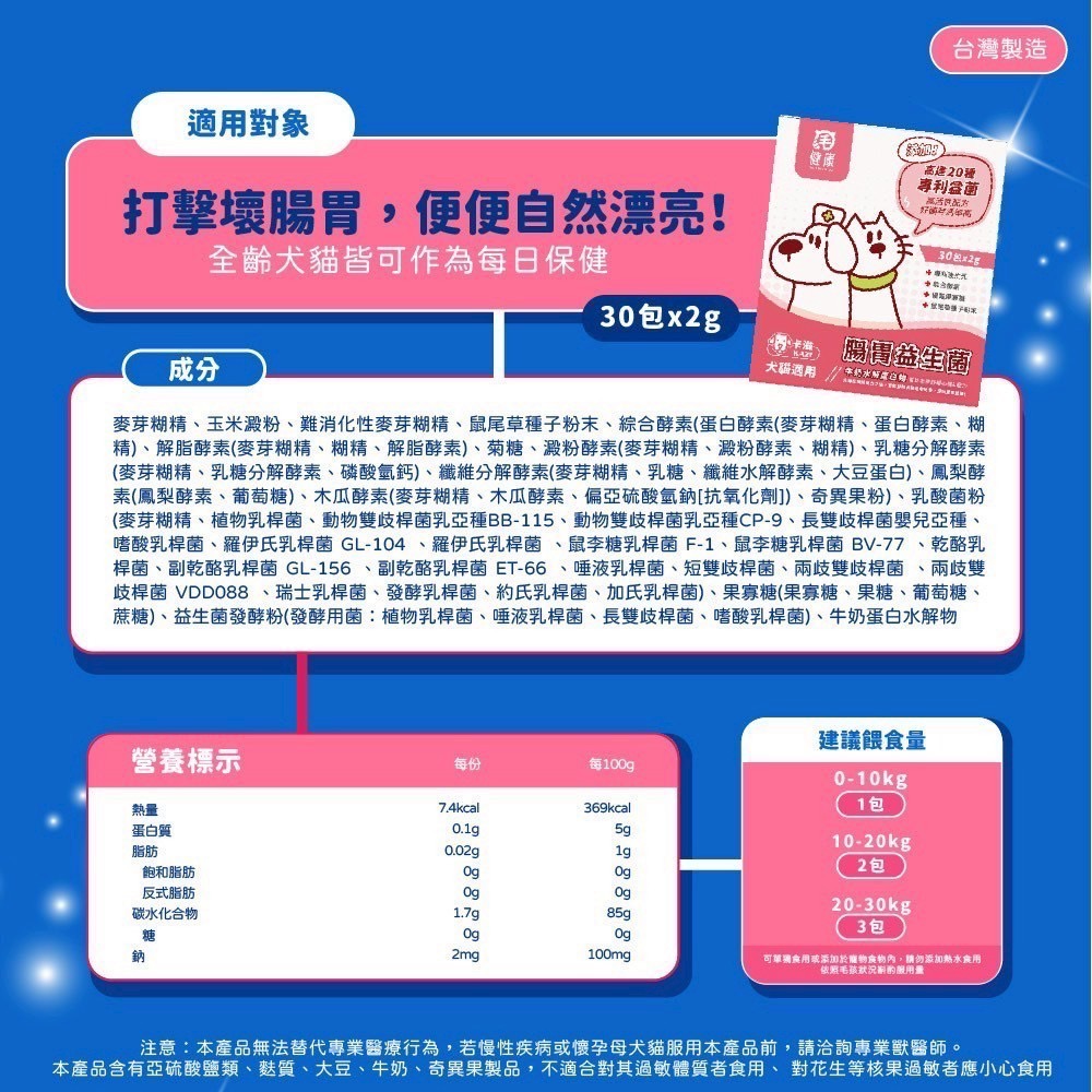 弎喵｜【毛健康】腸胃益生菌-細節圖5